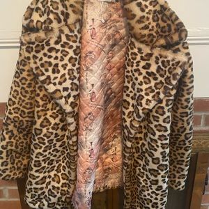 Faux fur coat. NWOT.
